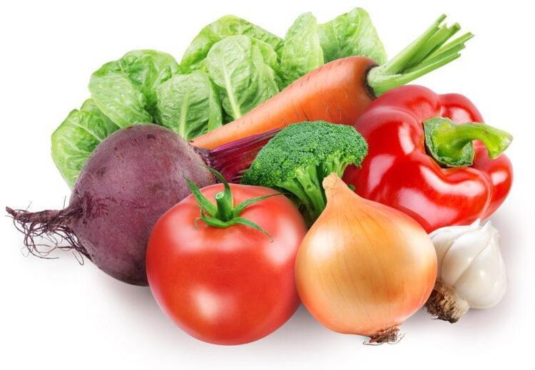 Warzywa do menu drugiego dnia diety „6 płatków